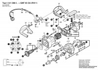 Bosch 0 601 369 603 Gnf 45 Ca Wall Chaser 230 V / Eu Spare Parts